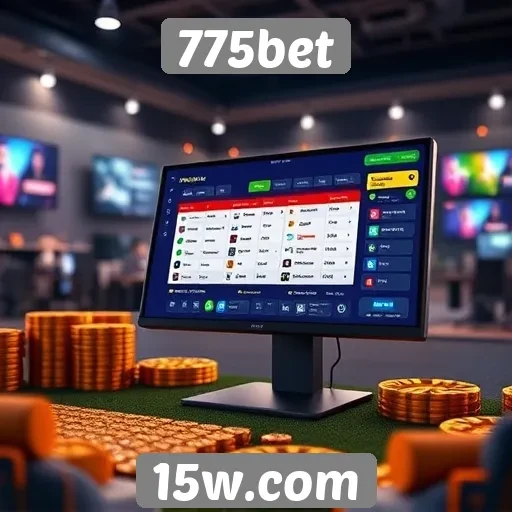 Experiência do usuário na interface do site 775bet